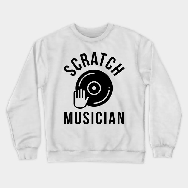 Scratch Musician Crewneck Sweatshirt by Tee4daily